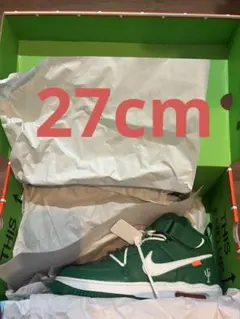 Off-White×Nike Air Force1 Mid Pine Green