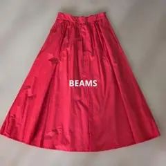 美品☆sacai サカイ ジップアップ メルトン プリーツスカート 赤 1