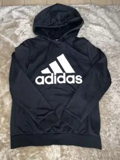 adidas アディダス レディース パーカー 黒 Ｌ