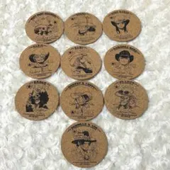 ワンピース　ナツコミ　当選品　コルクコースター　非売品　ルフィ　エース　美品