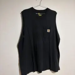 Carhartt ノースリーブ ポケットTシャツ ブラック XLのサムネイル