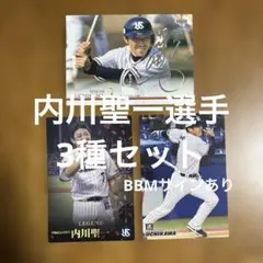 プロ野球チップスカード内川聖一選手 3種まとめセット(キラ1種、ノーマル1種他)