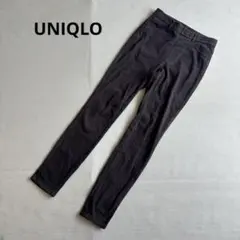 【ユニクロ】レギンスパンツ　スキニー　ヒートテック　ストレッチ　楽ちん　黒（M）