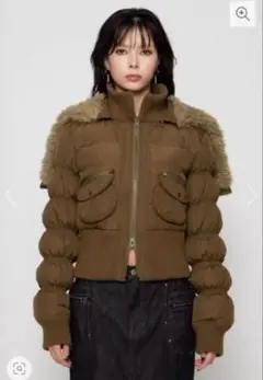 【LAGUA GEM】HOODIE ZIP STITCH ブルゾン