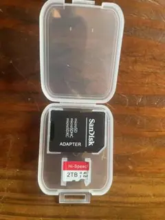 美品 SanDisk microSDXC 2TB アダプター 外付け