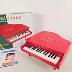 自動演奏もできるトイピアノ KORG tinyPIANO 赤 ACアダプター付き