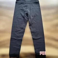 お値引きしました‼️PUMA ブラック レギンス ロゴ入り