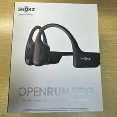 SHOKZ OPENRUN PRO 骨伝導イヤホン ブラック 本体❌
