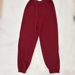 SHEIN スウェット　ワインレッド系の色味