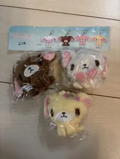 SUGARBUNNIES ぬいぐるみキーホルダー　３種
