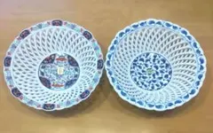 菓子鉢 2個 有田焼 琴峰