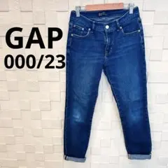 【GAP】 GIRLFRIEND デニムパンツ ブルー 000/23