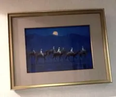 リモージュ（Limoges）額装陶板画・パテシュールパテ『ダンサー』②