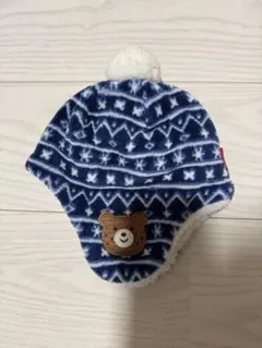 Bearcut クマ刺繍付きニット帽
