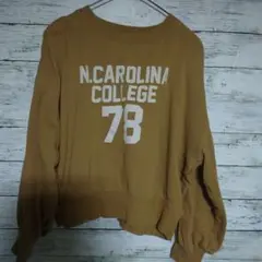 Samansa Mos2 ブラウン スウェット Fサイズ