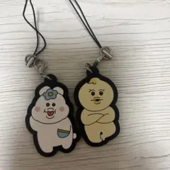 んぽちゃむきみまろストラップ 2体セット