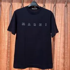 本日のみお値下げMARNI ロゴ 胸ポケット 半袖Tシャツ 10Y【1点のみ