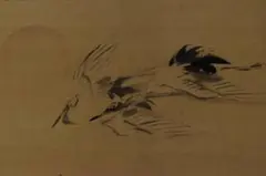 鑑定団　ジャンク扱い　掛軸　山麓竹堂　山房竹堂作? あるいは竹堂作　表装　虫の図 鑑定団 ジャンク扱い 掛軸 山麓竹堂 山房竹堂作? あるいは竹堂