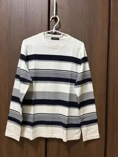 COMME CA ISM ストライプ長袖カットソー Lサイズのサムネイル