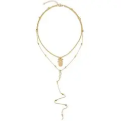 ネックレス ゴールド ロング チェーン パイナップル  #C245-1