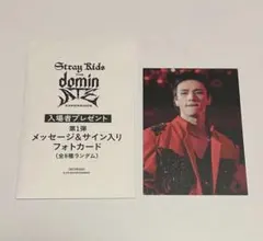 straykids スキズ ヒョンジン 映画 入場特典 フォトカード