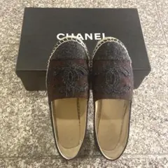 CHANELエスパドリーユ35 未使用さん♥CHANELシャネル エスパドリーユ スニーカー 35