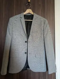 H&M スリムフィットジャケットメンズ ライトグレー