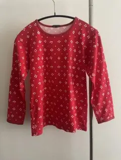 marimekko 長袖 コットン100% レッドのサムネイル