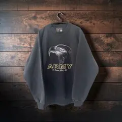 90s SOFFE U.S. ARMY イーグル刺繍 スウェット USA製のサムネイル