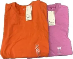 UNIQLO ソフトタッチクルーネックT（長袖）　2枚セット