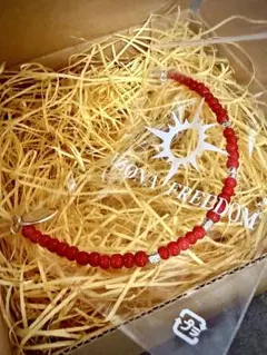 [新品]ARIZONA FREEDOM 赤ビーズブレスレット