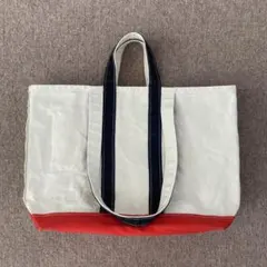 134◆TEMBEA MARKET TOTE NATURAL BLACK RED