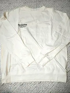 Champion チャンピオン　長袖カットソー ホワイト L