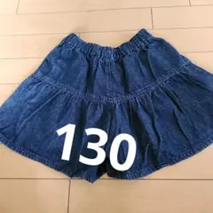 GU デニムショートパンツ 130サイズ