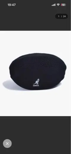KANGOL ハンチング ブラック