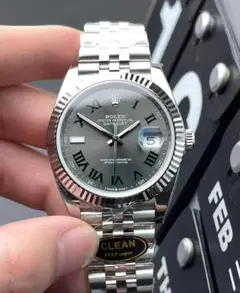 ROLEX Datejust 自動巻き腕時計 36mm グレー