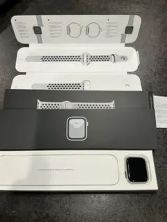 【美品！】Apple Watch SE Nike 44mm シルバーおまけ付き