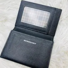 希少品】バーバリー 長財布 がま口 ノバチェック サフィアーノレザー