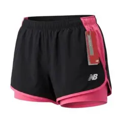 NEW BALANCE アクティブ ランニングショーツ 2in1 ショートパンツ