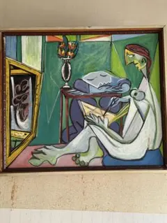 パブロ・ピカソ、鳥、希少限定画集より、新品額装付 ピカソpicasso、鳥籠、希少画集画、新品高級額、額装付、状態良好