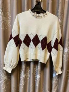 ems、ニット、ベージュ、M