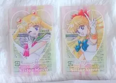 セーラームーン 明治 クリアカード2点セット