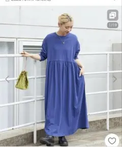 FREAKSSTOREウエスト ギャザー 切り替え ワンピース