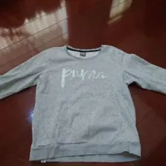 PUMA グレー トレーナー 160 グレー