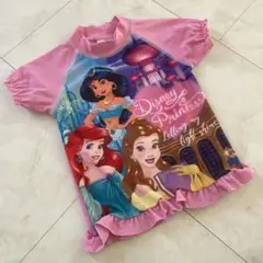 ディズニープリンセス　半袖ラッシュガード　100