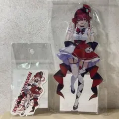 宝鐘マリン アクリルスタンド＋ステッカー 2点セット