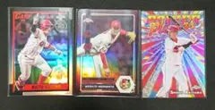 topps chrome 2025 広島カープ インサート 3枚