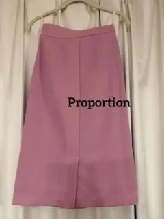 proportionプロポーション　タイトスカート　ピンク
