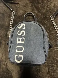 GUESS デニム ショルダーバッグ