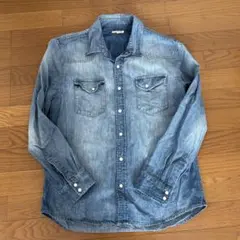 アベイル デニムシャツ　LLサイズのサムネイル
